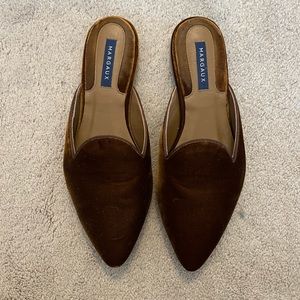 Margaux Pointed Toe Velvet Loafer